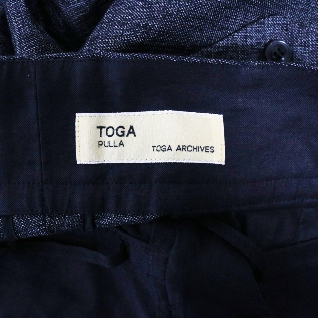 TOGA PULLA / トーガプルラ | ウールタックインパンツ | 1 |