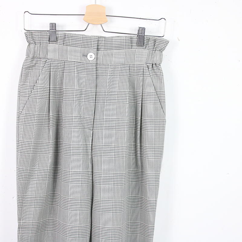 NOBLE /ノーブル | 2018SS | 2/60ウールタックギャザーパンツ | 38 | レディース