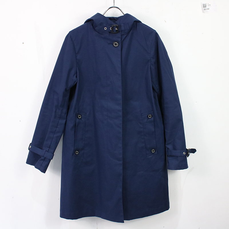 Traditional Weatherwear / トラディショナルウェザーウェア | DELVINE Aラインフーテッドコート | 32 | レディース