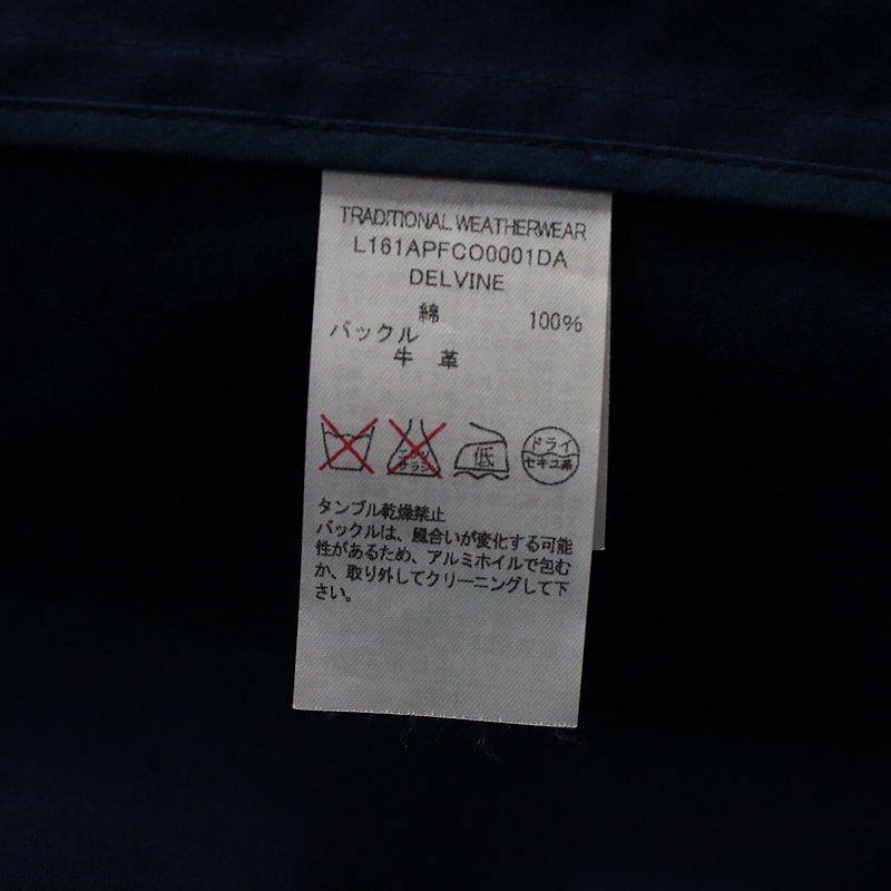 Traditional Weatherwear / トラディショナルウェザーウェア | DELVINE Aラインフーテッドコート | 32 | レディース