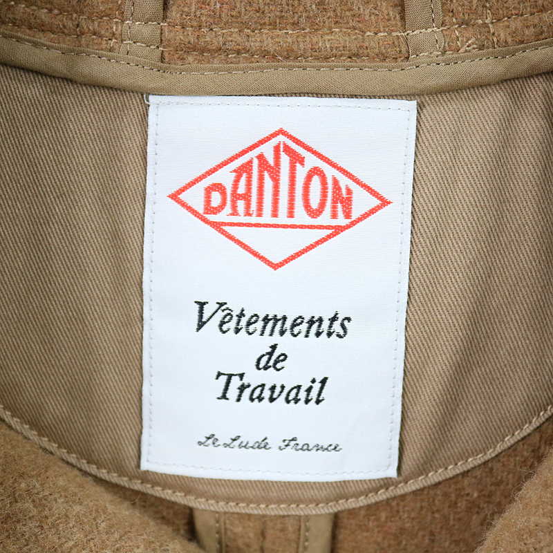DANTON / ダントン | ウールモッサフード付き ダブルジャケット | 34 | レディース