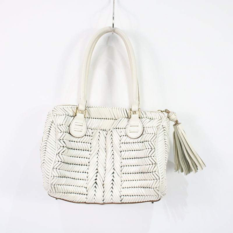 ANYA HINDMARCH / アニヤハインドマーチ | Neeson レザー編みハンドバッグ |