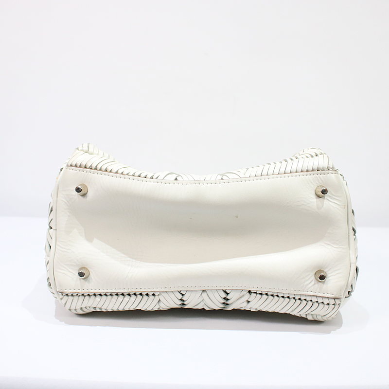 ANYA HINDMARCH / アニヤハインドマーチ | Neeson レザー編みハンドバッグ |