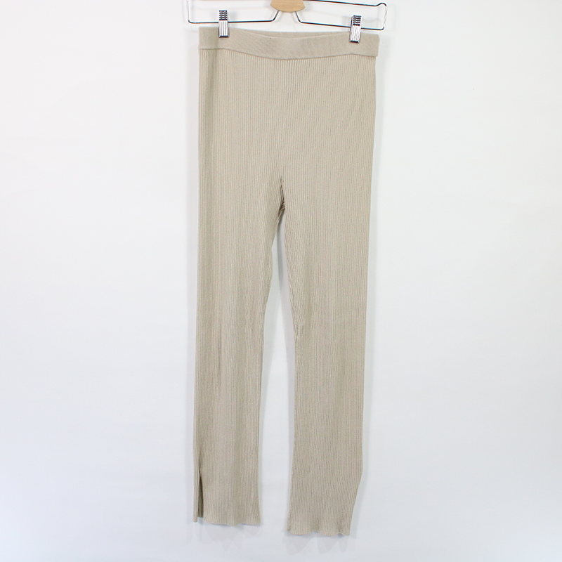 UNITED ARROWS / ユナイテッドアローズ | 2020SS | UWSC リブ スリット パンツ | 38 | レディース
