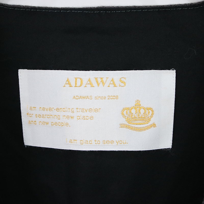 ADAWAS / アダワス | リネンノーカラーコート | ONE | レディース