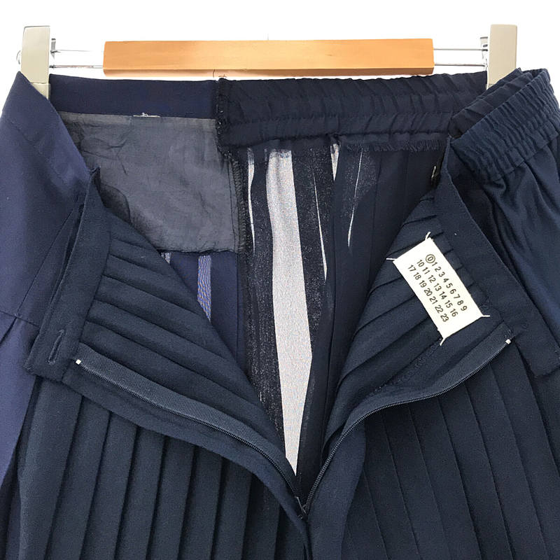 Maison Martin Margiela / メゾンマルタンマルジェラ | アーティザナル 再構築 ラップ プリーツ ロング スカート | S | レディース