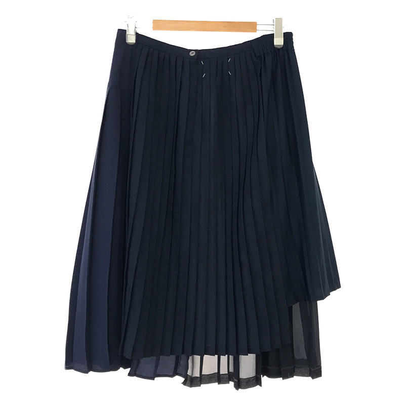 Maison Martin Margiela / メゾンマルタンマルジェラ | アーティザナル 再構築 ラップ プリーツ ロング スカート | S | レディース