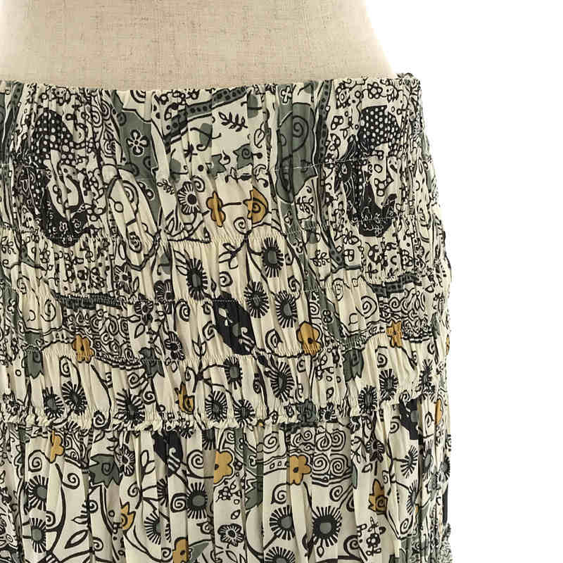 ISABEL MARANT ETOILE / イザベルマランエトワール | MULTICOLOUR PATTERNED SKIRT / 総柄 ティアードスカート | 36 | レディース