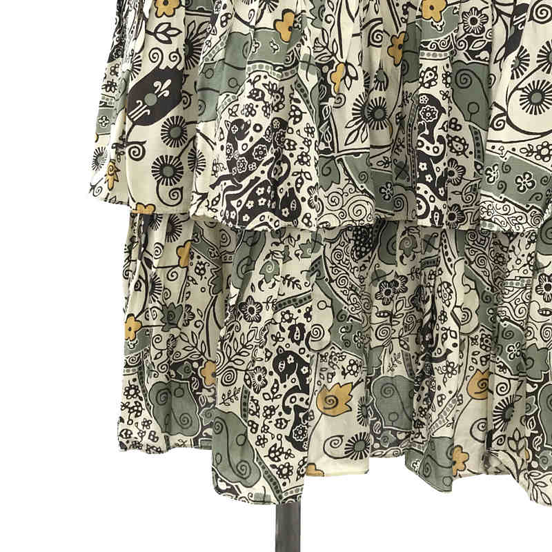 ISABEL MARANT ETOILE / イザベルマランエトワール | MULTICOLOUR PATTERNED SKIRT / 総柄 ティアードスカート | 36 | レディース
