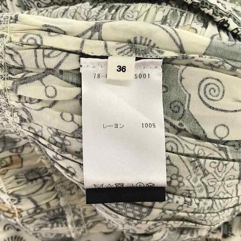 ISABEL MARANT ETOILE / イザベルマランエトワール | MULTICOLOUR PATTERNED SKIRT / 総柄 ティアードスカート | 36 | レディース