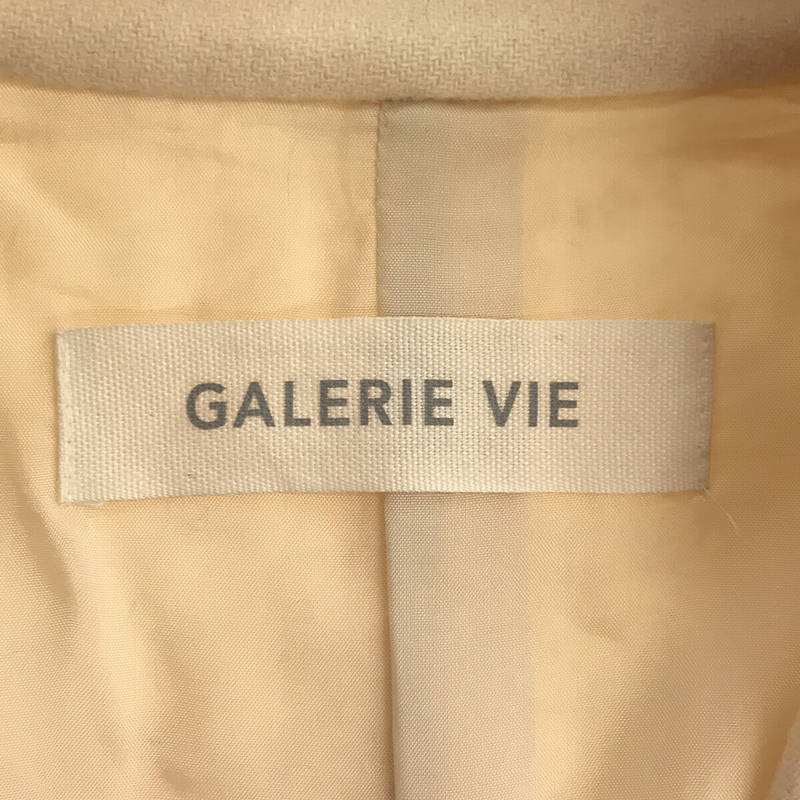 GALERIE VIE / ギャルリーヴィー | ウール カシミヤ スナップボタン チェスターコート | 36 | レディース