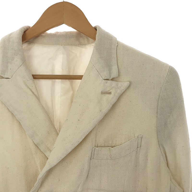 ANSNAM / アンスナム | 生成り ダブルロングコート / 総裏地 | 2 | メンズ