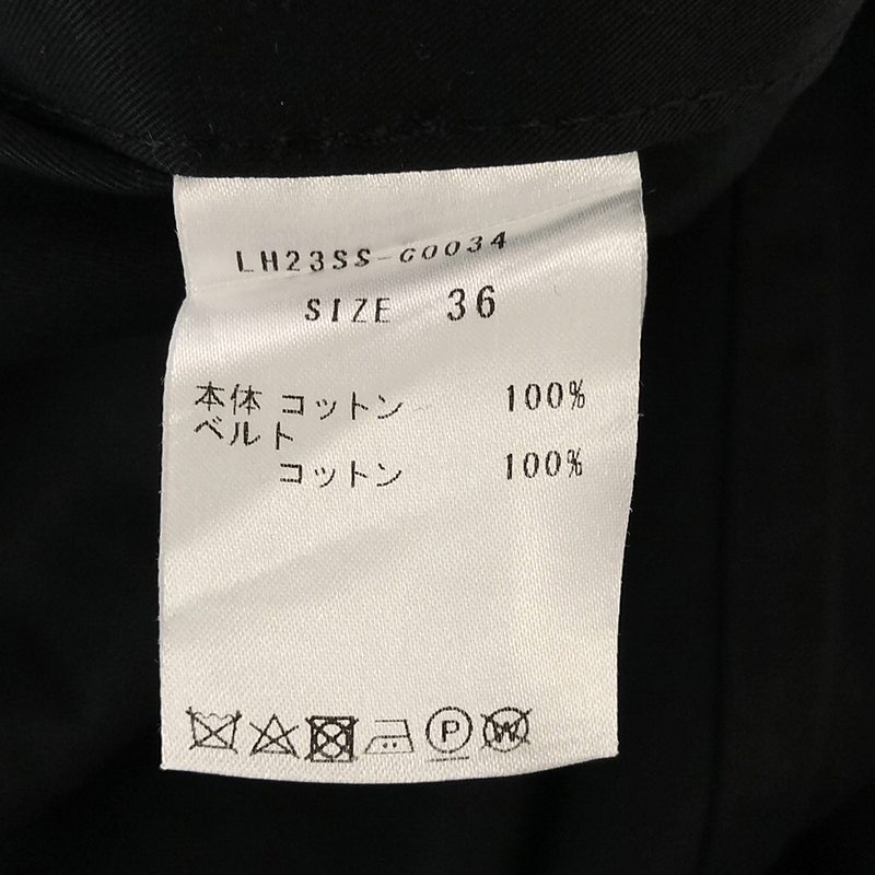 LOHEN / ローヘン | 2023SS | ベルト付き レイヤードラペルトレンチ オーバーコート | 36 | レディース