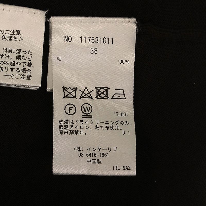 SACRA / サクラ | ウール ハイゲージ ニットワンピース | 38 | レディース