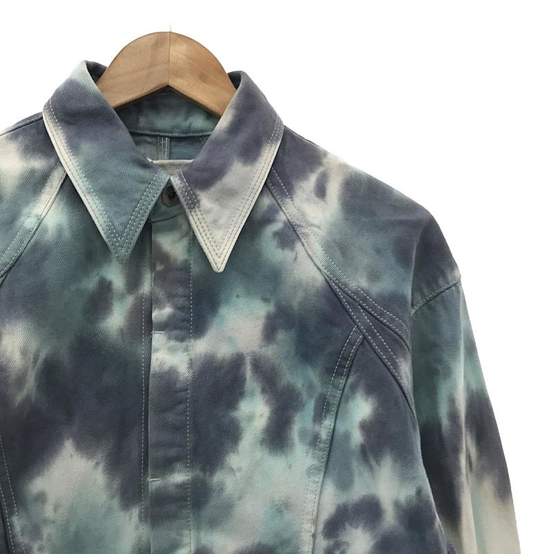 KANAKO SAKAI / カナコサカイ | TIE DIE DENIM SHIRT タイダイ デニムシャツ | 36 | レディース