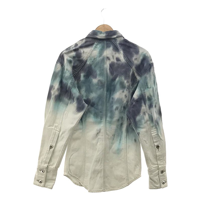 KANAKO SAKAI / カナコサカイ | TIE DIE DENIM SHIRT タイダイ デニムシャツ | 36 | レディース