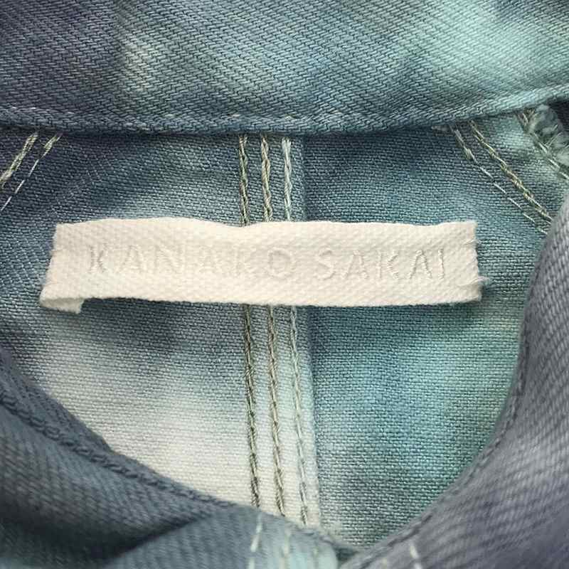 KANAKO SAKAI / カナコサカイ | TIE DIE DENIM SHIRT タイダイ デニムシャツ | 36 | レディース