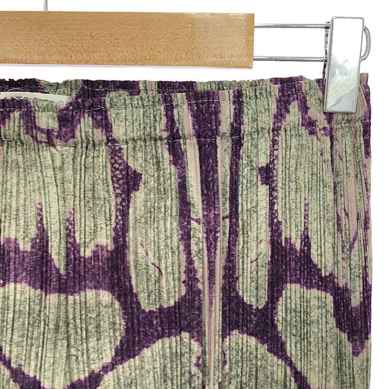 PLEATS PLEASE ISSEY MIYAKE / プリーツプリーズイッセイミヤケ | Ikat Tribal Pleats Pants プリーツ パンツ | 3 | レディース