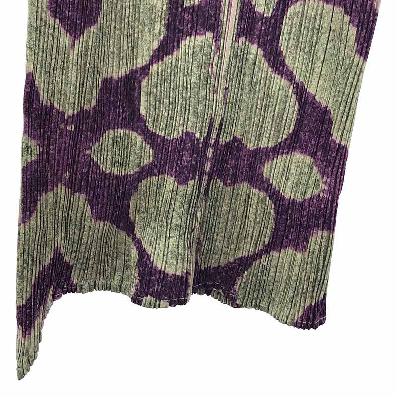 PLEATS PLEASE ISSEY MIYAKE / プリーツプリーズイッセイミヤケ | Ikat Tribal Pleats Pants プリーツ パンツ | 3 | レディース
