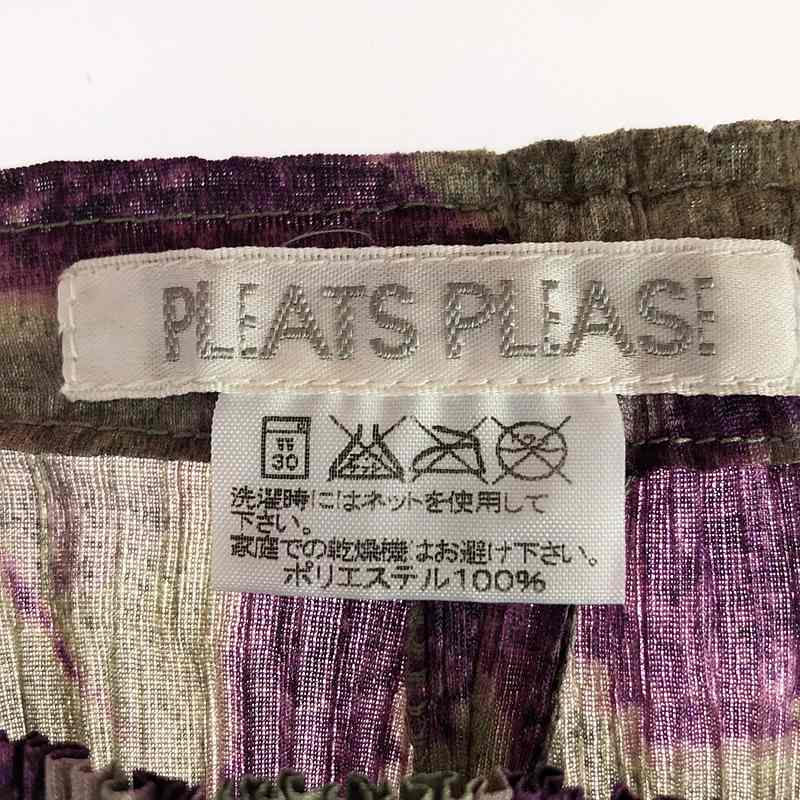 PLEATS PLEASE ISSEY MIYAKE / プリーツプリーズイッセイミヤケ | Ikat Tribal Pleats Pants プリーツ パンツ | 3 | レディース