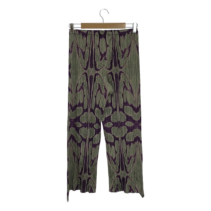 PLEATS PLEASE ISSEY MIYAKE / プリーツプリーズイッセイミヤケ | Ikat Tribal Pleats Pants プリーツ パンツ | 3 | レディース