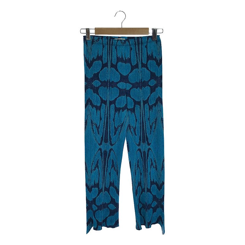 PLEATS PLEASE ISSEY MIYAKE / プリーツプリーズイッセイミヤケ | Ikat Tribal Pleats Pants プリーツ パンツ | 2 | レディース