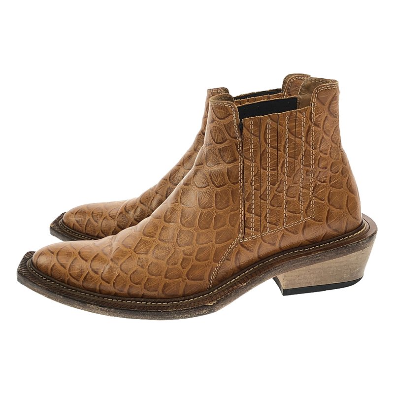 Maison Margiela / メゾンマルジェラ | REPLICA 1980s western boot  / レザー サイドゴア ウエスタンブーツ / 革靴 | 39 | メンズ