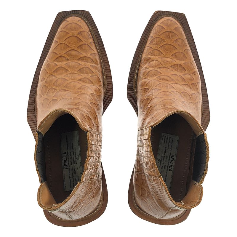 Maison Margiela / メゾンマルジェラ | REPLICA 1980s western boot  / レザー サイドゴア ウエスタンブーツ / 革靴 | 39 | メンズ