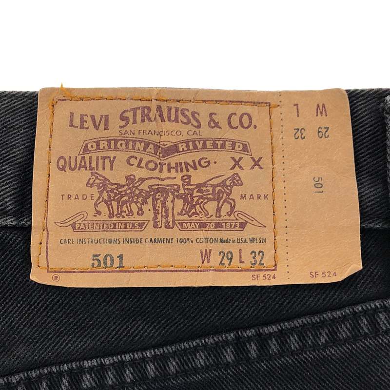 Levi's / リーバイス | ヴィンテージ USA製 501 後染め 5P ストレート デニムパンツ | W29 | メンズ