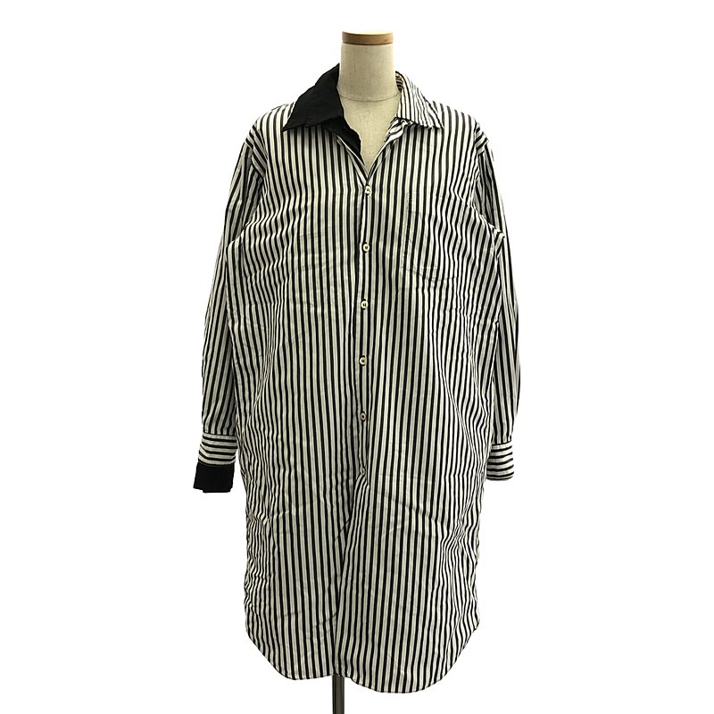 COMME des GARCONS / コムデギャルソン | 2011SS | 多重人格 ストライプ ロングブラウス | S | レディース