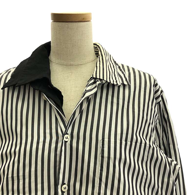 COMME des GARCONS / コムデギャルソン | 2011SS | 多重人格 ストライプ ロングブラウス | S | レディース