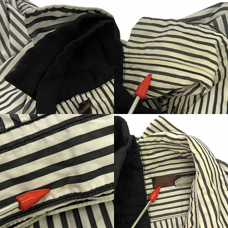 COMME des GARCONS / コムデギャルソン | 2011SS | 多重人格 ストライプ ロングブラウス | S | レディース