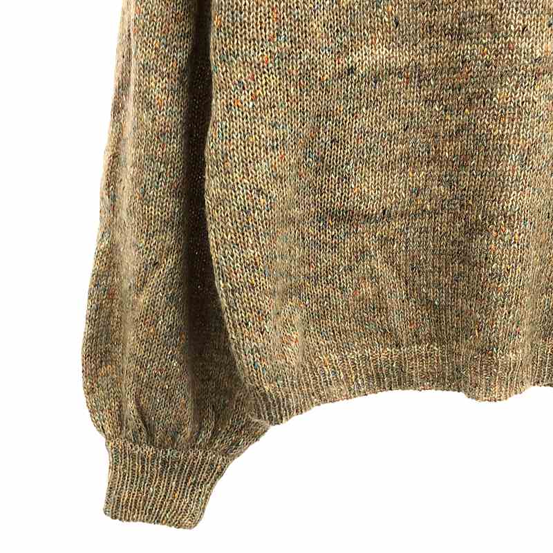 Greed International / グリードインターナショナル | SPLASH NEP KNIT ネップ Vネック ニット | F | レディース
