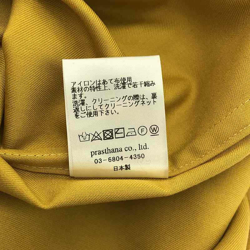 prasthana / プラスターナ | slick shirt 半袖シャツ | M | メンズ