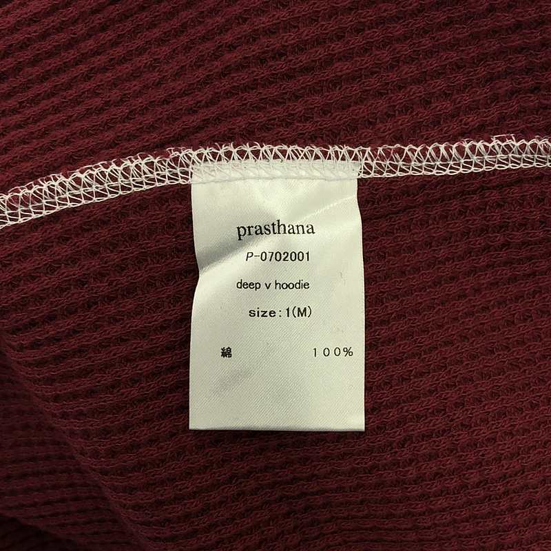 prasthana / プラスターナ | deep v hoodie パーカー | M | メンズ