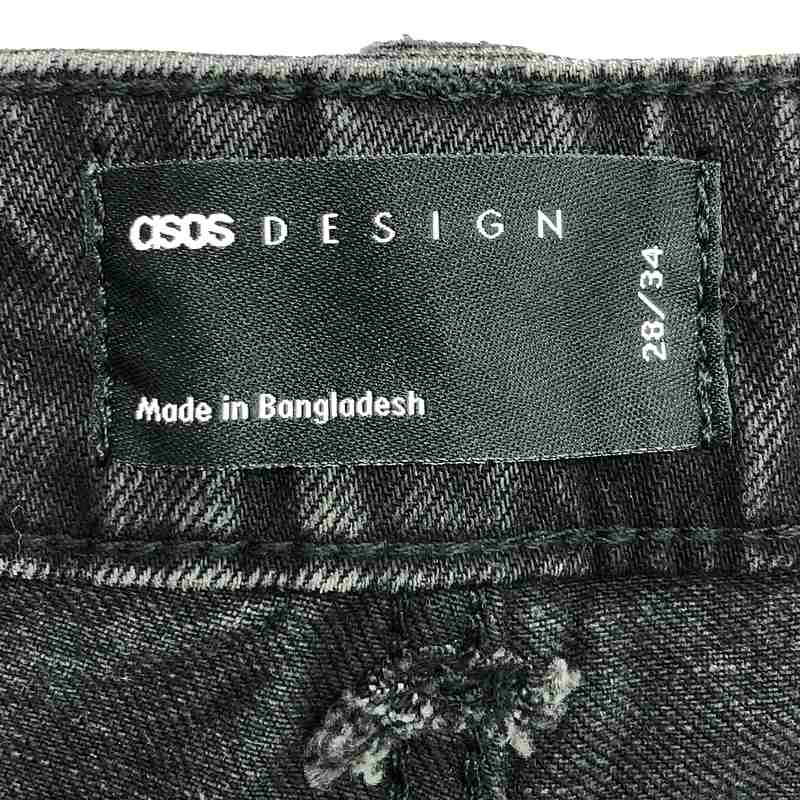 CISOS DESIGN  / シスコ デザイン | ブラックデニム ワイドパンツ | 28 | メンズ