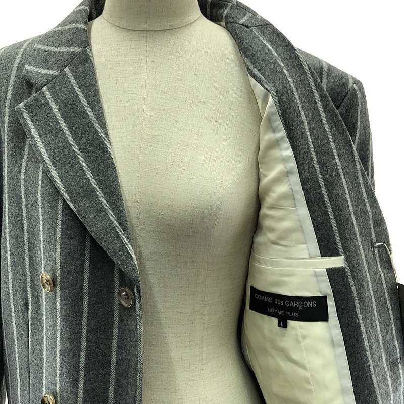 COMME des GARCONS HOMME PLUS / コムデギャルソンオムプリュス | 2024AW | ウール テーラード オーバー ジャケット / 総裏地 | L | メンズ
