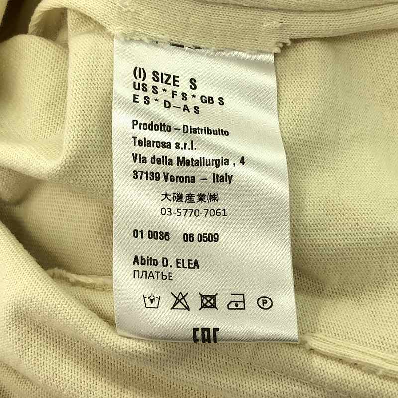 TELA / テラ | コットン カットアウト ワンピース | S | レディース