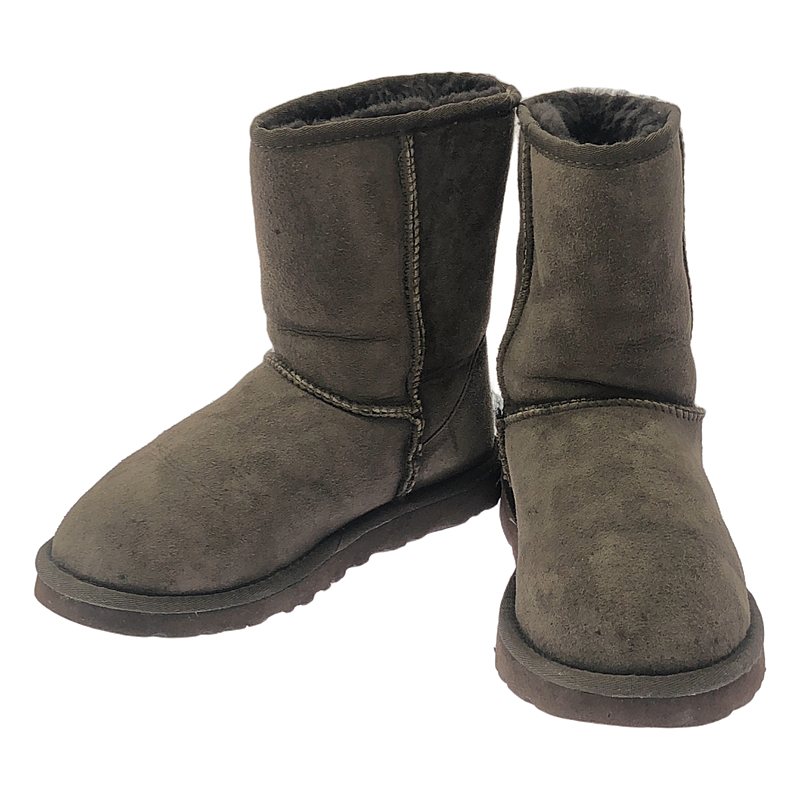 UGG / アグ | CLASSIC SHORT METALLIC / ムートンブーツ | W6 | レディース