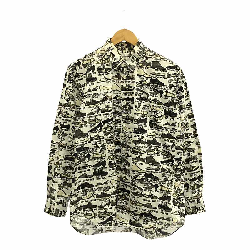 COMME des GARCONS SHIRT / コムデギャルソンシャツ | 2008SS | ×Gregory Blackstock グレゴリー・ブラックストック 総柄 コットン シャツ | M | メンズ