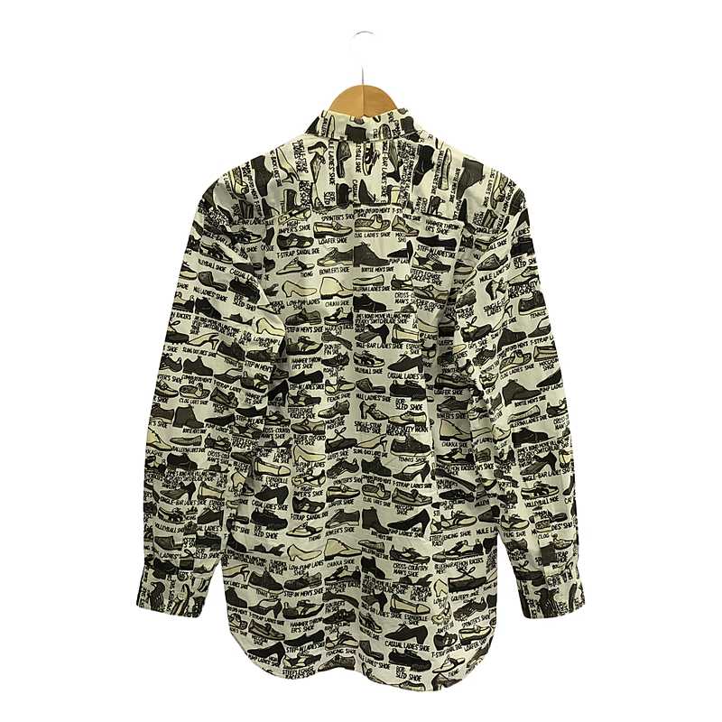 COMME des GARCONS SHIRT / コムデギャルソンシャツ | 2008SS | ×Gregory Blackstock グレゴリー・ブラックストック 総柄 コットン シャツ | M | メンズ