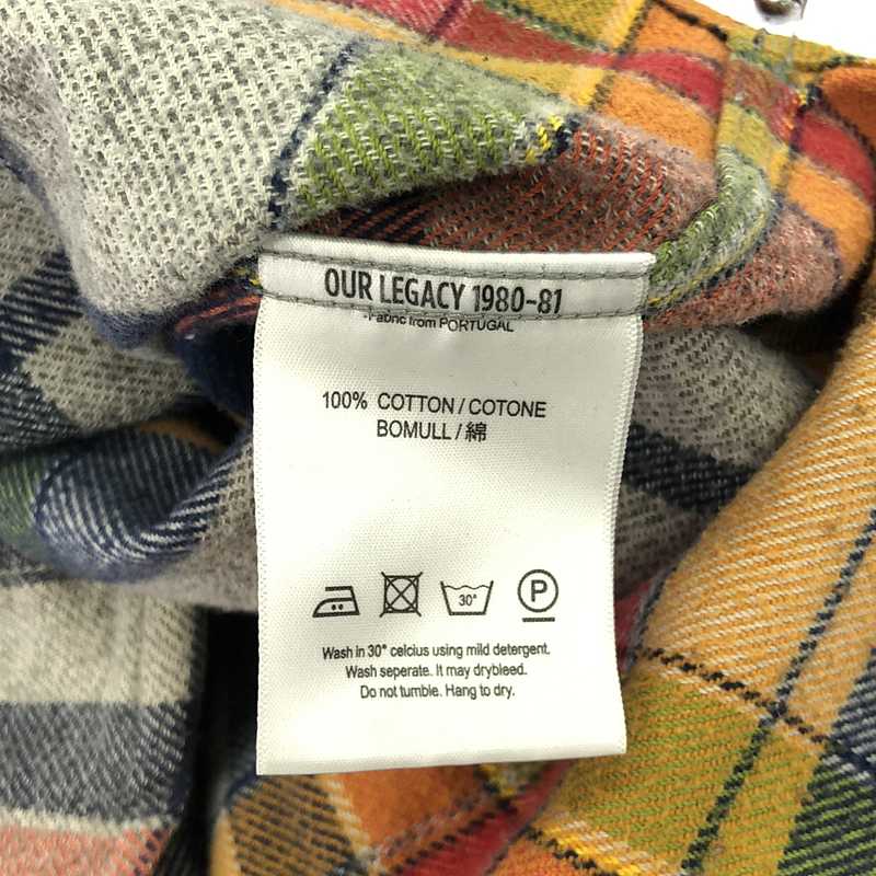 OUR LEGACY / アワーレガシー | コットン フランネル シャツ | S | メンズ