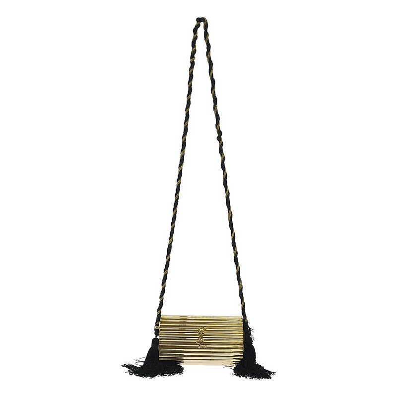 YVES SAINT LAURENT / イヴサンローラン | 1980s〜 Tassel Evening Bag メタル タッセルショルダーバッグ |