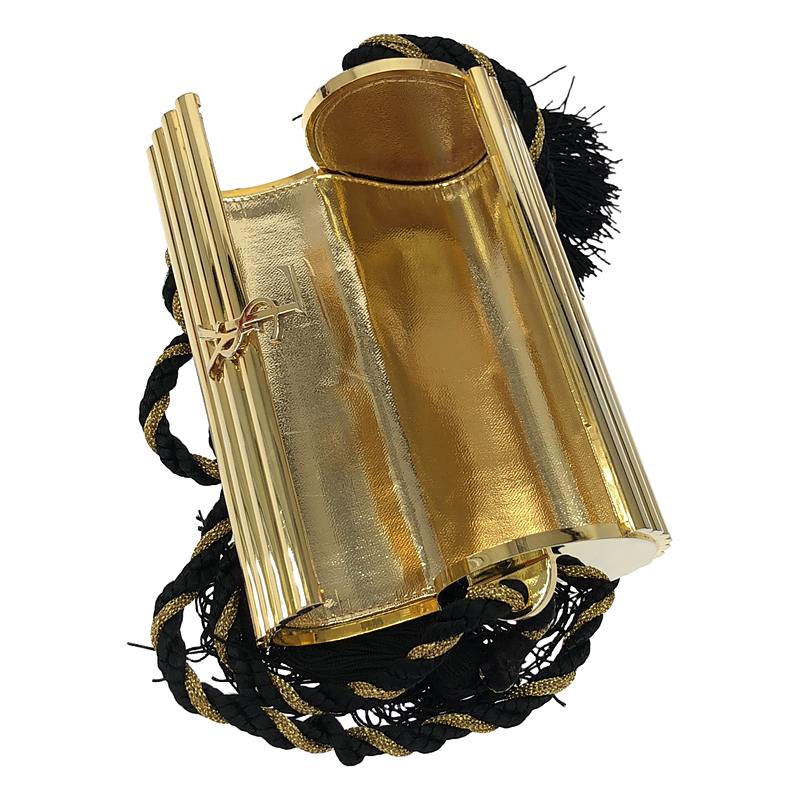 YVES SAINT LAURENT / イヴサンローラン | 1980s〜 Tassel Evening Bag メタル タッセルショルダーバッグ |