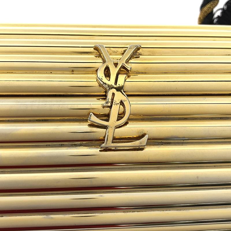 YVES SAINT LAURENT / イヴサンローラン | 1980s〜 Tassel Evening Bag メタル タッセルショルダーバッグ |