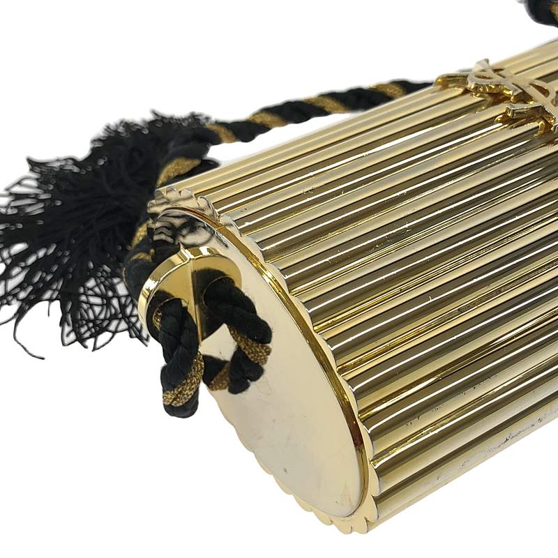 YVES SAINT LAURENT / イヴサンローラン | 1980s〜 Tassel Evening Bag メタル タッセルショルダーバッグ |