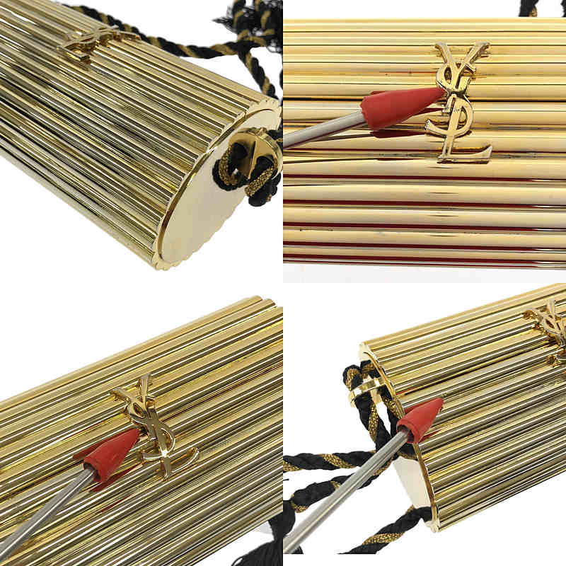 YVES SAINT LAURENT / イヴサンローラン | 1980s〜 Tassel Evening Bag メタル タッセルショルダーバッグ |