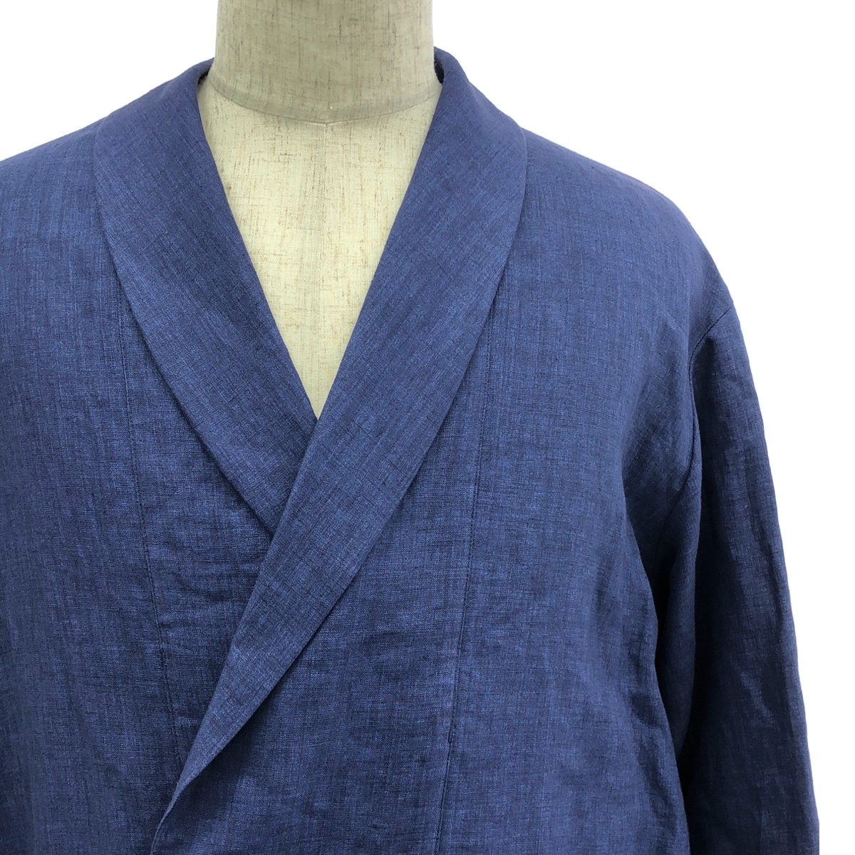 m's braque / エムズブラック | ショールカラー リネン タイロッケンコート | 36 | メンズ