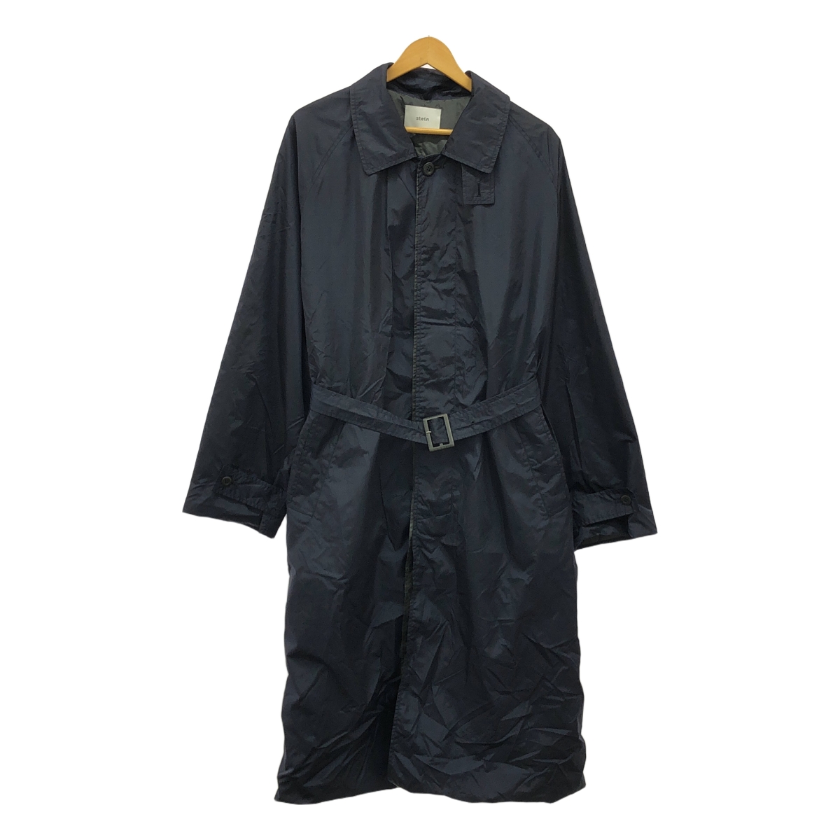 stein / シュタイン | Lay Oversized Wind Coat / ベルテッド レイヤード オーバー コート | M | メンズ
