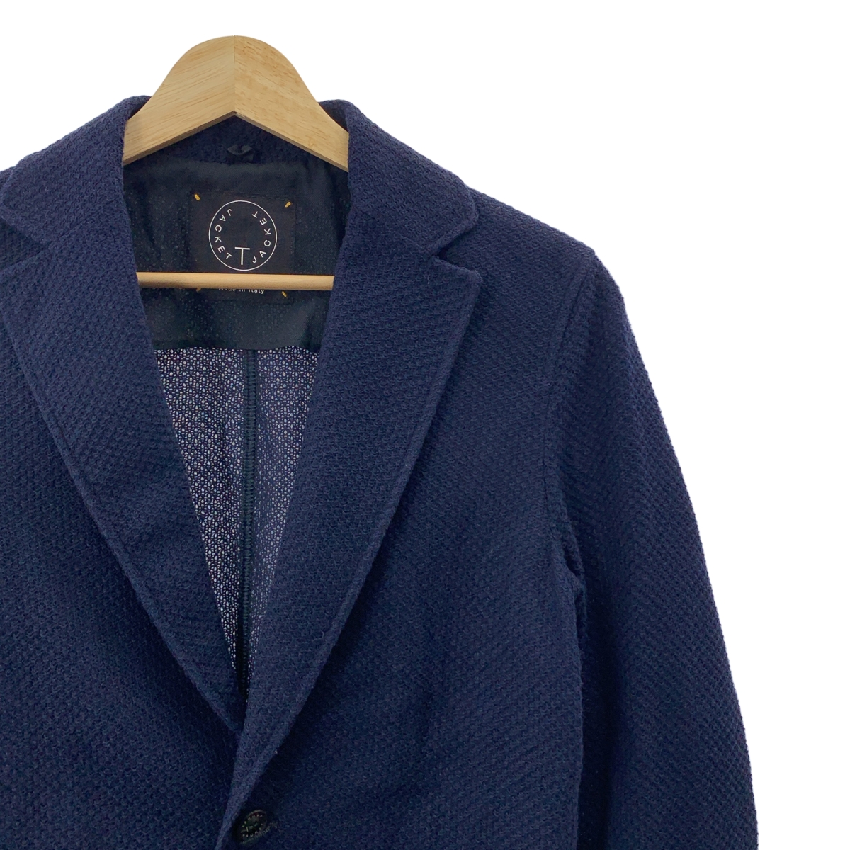 CLAUDIO TONELLO / クラウディオトネッロ | T-JACKET コットンニット テーラードジャケット | XS | メンズ